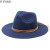 Color: Dark Grey, Size: M - Big Size 60CM New Straw Hat 7cm Brim Summer Cooling Beach Sun Hat Outdo F640-12000031361900228
