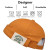 Color: WHITE - 1631 BROOKLYN Label of Cloth Brimless Skullies Cap Melon Skin Cap Hip Hop Vintage Ca F640-12000039403672829
