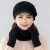 Color: Dark Grey - New Women Winter Hat Keep Warm Cap Add Fur Lined Hat & Scarf Warm Set Fashion Ha F640-12000051193107985