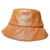 Textured PU Leather Fisherman Hat Unisex Basin Hat Wide Brim Cover Face Hat Q119-CJMZ1221514