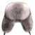 Color: Dark Grey, Hat Size: 56 - 2025 Winter 100% Real Silver Fox Fur Bomber Hat Raccoon Fur Ushank F640-12000049907621645