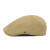 Color: Beige, Hat Size: One Size - VOBOOM 100% Man's Beret Cotton Gatsby Hat Ivy Cap Irish Hunting  F640-12000051352128087