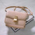 Color: WHITE, Size: S - Factory Genuine Leather Ladies Tofu Bag Luxury Design Handbag Purse Small S F640-12000033554053004