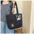 Color: SKY BLUE, Size: Extra Large - 2024 New Sanrio Handbag Cartoon Cute Down Fabric Kuromi Tote B F640-12000041159453951