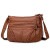Color: black - Vintage Solid Color Shoulder Bag Retro Crossbody Bag Women's Handbag Soft Leather Bag F640-12000038241336211