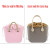 Color: Khaki - 2025 Winter O Bag Large Capacity Classic Mini Plush Fur Furry Organizer Top Drawstri F640-12000039445396130