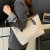 Color: Coffee - Fashion Women's Tote Bag Large Capacity Textile Printed Shoulder Bag,Lightweight&Du F640-12000048168547110