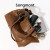 Color: Mustard - Songmont Tracking Series Travel Bag Vegetable Tanned Leather Briefcase, Simple Sho F640-12000050100418581