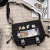 Color: Blue - Japanese Style Kawaii Itabag for Dolls Large Handbags New Nylon School Bags for Teena F640-12000042861307607