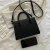 Color: Watermelon red - PU Leather Casual Crossbody Bags for Women Ladies Luxury Designer Tote Hand F640-12000045619344948