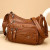 Soft PU Leather Waterproof Shoulder Bag Women Retro Casual Crossbody Bag Multiple Pockets Large Cap F640-3256807177222782