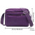 Color: Burgundy - Purple One Shoulder Crossbody Bag Portable Commuting Large Capacity Simplicity St F640-12000038178555394