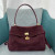 Color: black, Size: M - Luxury Design Women Tote Bag Suede Shoulder Bag High Quality Fashion Brown  F640-12000042179120503