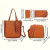 Color: GRAY - 4pcs Elegant Minimalist Women'S Shoulder Bag, Handbag, Crossbody Bag, Women Storage B F640-12000050752083050