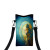 Color: Clear, Size: Extra Large - Alphonse Mucha Crossbody BagPrint Phone Wallet with Adjustable Sh F640-12000049148597734