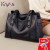 2024 Winter Spring Lichee Genuine Leather Women Shoulder Handbag Large Capacity Soft Cowhide Pacthw F640-3256806259457503