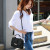 Color: Lavender, Size: S - Hot Sale Flap Sling Shoulder Bags for Women Solid Color Crossbody Messen F640-12000035898911384