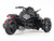 Can-Am Spyder F3 3-Wheel Motorcycle Steel Black Metallic 1/32 Diecast Model by BRP Models F977-60018