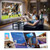 A2000 Portable Projector 800 Lumen LCD Home Theater Video Projector, Support 1080P, US Plug (White) A146-DMP0144W