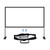 Outdoor Bracket Folding Polyester Projector Film Curtain, Size: 120 inch (16:9)                     A146-DMP1522