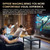 GXMO P10 Android 10 OS HD Portable WiFi Projector, Plug Type:US Plug(White) A146-EDA006293101A