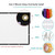 Simple Folding Thin Polyester Projector Film Curtain, Size:120 inch (4:3) Projection Area: 240x180c A146-EDA00943910