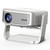 Cheerlux C6C Same Screen Version 1280x720P 180ANSI Bluetooth 5.1 Smart Projector, US Plug, with Gim A146-EDA008434101A