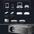 Vivibright F30 5.8 inch LCD Screen 4200 Lumens 1920 x 1080P Full HD Smart Projector with Remote Con A146-DMP0076B