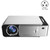T6 2000ANSI Lumens 1080P LCD Mini Theater Projector, Phone Version, AU Plug(Silver) A146-DMP0153S