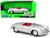 Porsche 356/1 Roadster Silver with Red Interior "NEX Models" 1/24 Diecast Model Car by Welly F977-24090sil