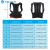 Color: black, Size: XS/S - Posture Corrector for Men and Women Back Posture Brace Clavicle Support  F640-12000038916986868