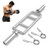 700 LBS Olympic Triceps Bar with Knurled Handles for Squats  Deadlifts  Shrugs - Color: Silver D681-SP37911