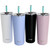 Mr. Coffee Java Quest 4 Piece 23 oz Stainless Steel Tumbler Set with Lids and Straws in Assorted Co D970-134034.01