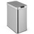 13.2 Gal Slim Kitchen Trash Can with Wing Lids and Stainless Steel Frame - Color: Silver D681-GY10021SL