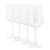 Gibson Home Belinni 4 Piece 15.4 Ounce Classic Wine Glass Set D970-140480.04