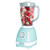 Brentwood JB-330BL 2 Speed Retro Blender in Blue with 50 Ounce Plastic Jar D970-JB-330BL