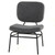 Modern Grey Upholstered Ergonomic Padded Accent Chair Q280-GRCOS67385