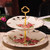 Color: Gold rose hollow, style: Two tiers - Ceramic Three-layer Dessert Rack, Fruit Tray, Candy Tra Q119-CJCJ116647004DW