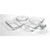 10-Piece Glass Bakeware Food Storage Set with 3 Clear Plastic Lids Q280-AHTPBS3941735