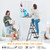 2-Step/3-Step Ladder with Wide Anti-Slip Pedal-2-Step B593-TJ10003DKTJ10007DK