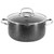 Korkmaz Galaksi Non Stick 10 Inch 6.5 Liter Casserole with Lid in Black D970-A2952