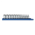 GearWrench 13 Piece 1/4 Inch Drive 12 Point Standard Metric Socket Set T398-KDT80306