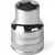 GearWrench 1/4 Inch Drive 6 Point Standard Metric Socket 12mm T398-KDT80134