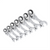 GearWrench 7 Piece 72-Tooth 12 Point Stubby Flex Head Ratcheting Combination SAE Wrench Set T398-KDT9570