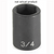 Grey Pneumatic 1/2" Drive x 1-7/8" Standard Socket T398-GRE2060R