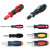Color: grey - 1/4 (6.35mm) Ratchet Screwdriver Bit Holder Handle Multifunctional Magnetic Bit Drive F640-12000038494263340