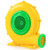480W Air Blower Air Pump Fan with Convenient Handle and Ground Stakes-480W - Color: Yellow - Size:  D681-ES10290US