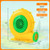 480W Air Blower Air Pump Fan with Convenient Handle and Ground Stakes-480W - Color: Yellow - Size:  D681-ES10290US
