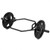 56 Inch Olympic Hexagon Deadlift Trap Bar with Folding Grips Powerlifting-Black - Color: Black D681-SP37185BK
