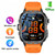 Color: Orange Silicone With Style - Square Large Screen Multi-function Sports Running Heart Rate Sm Q119-CJJX238633202BY